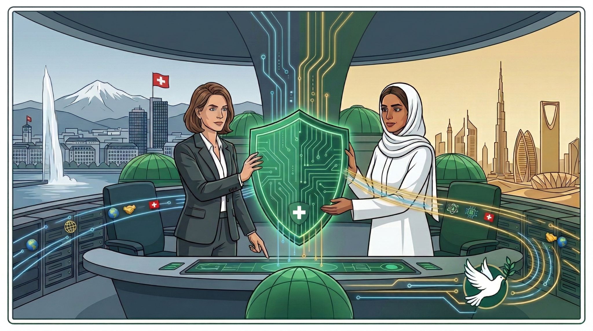 Digital trust knows no borders. 🇨🇭🤝🌍