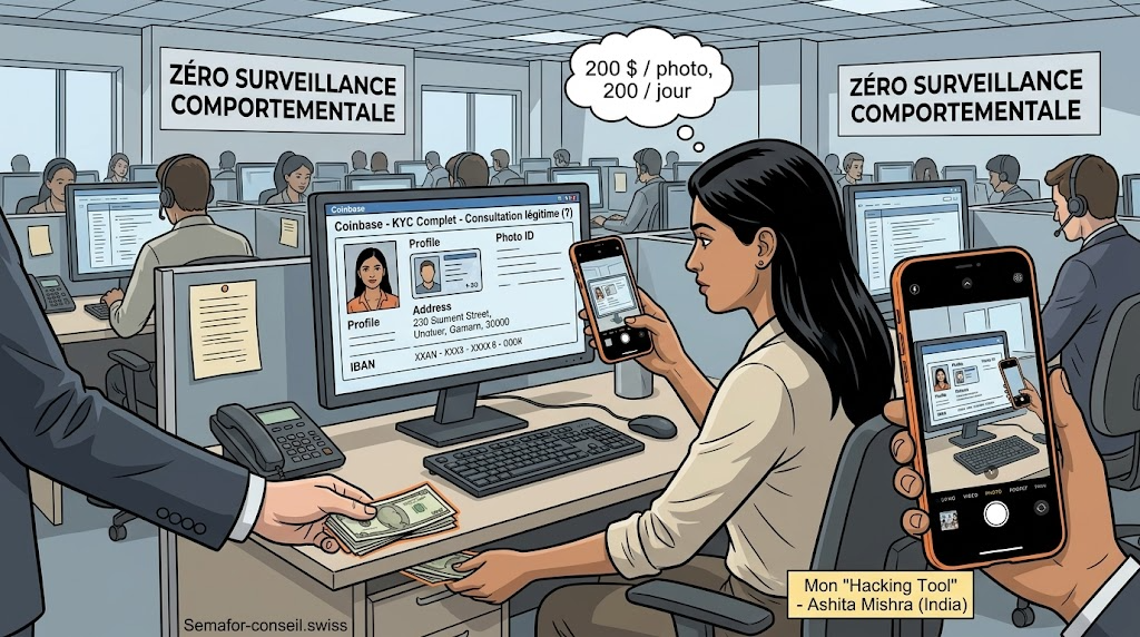 En Inde, à partir de septembre 2024, une opératrice de support gagnait 200 dollars par photo.…