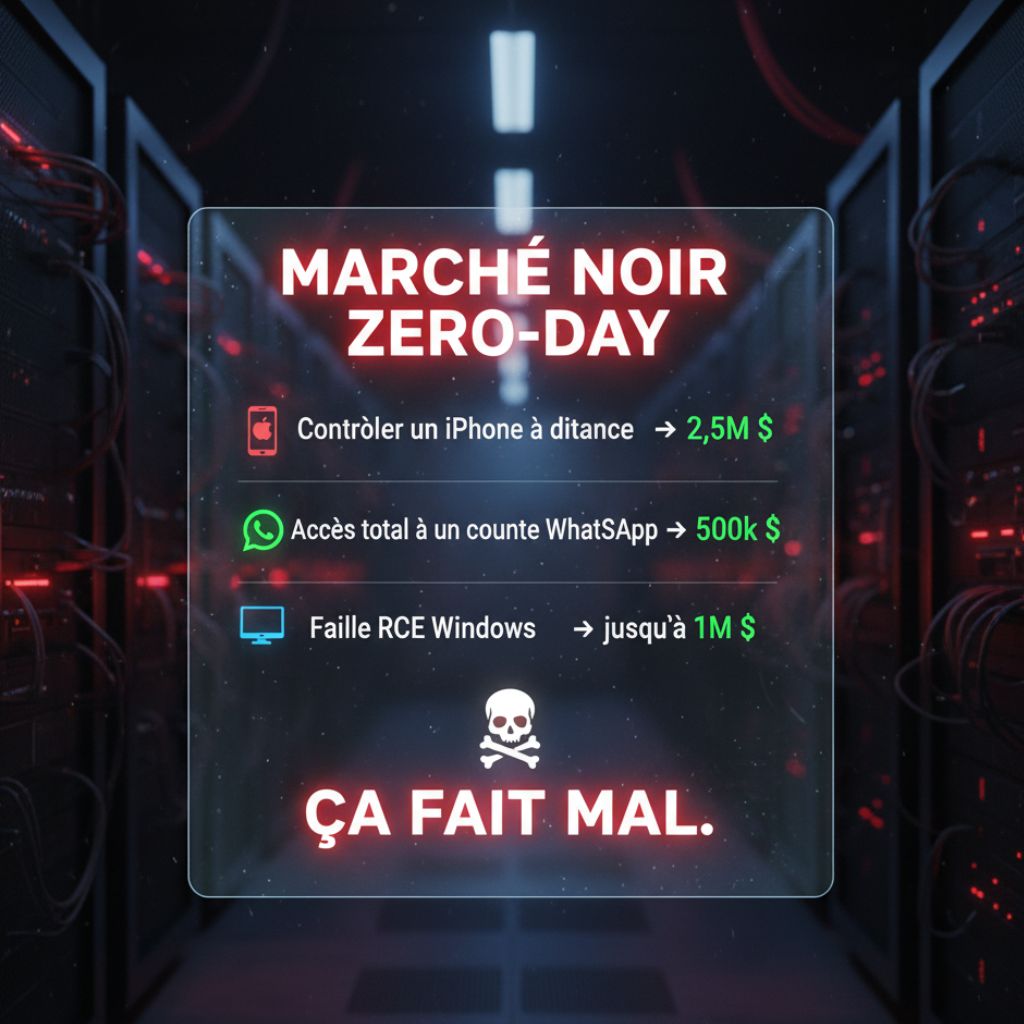 L’économie du Zero-Day : ça fait mal… et c’est réel