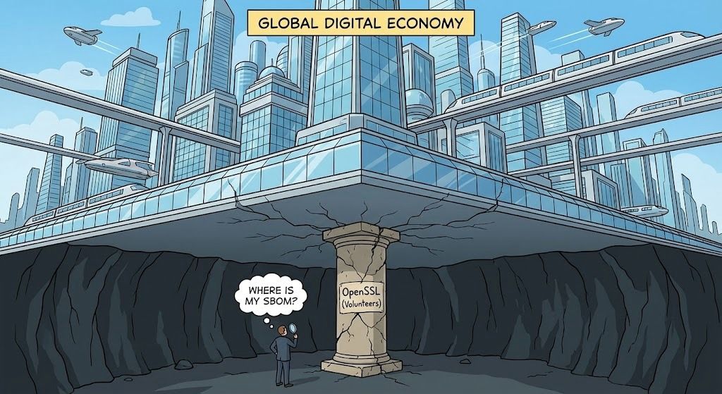L’économie mondiale repose sur un bout de code gratuit. Et il vient de craquer.